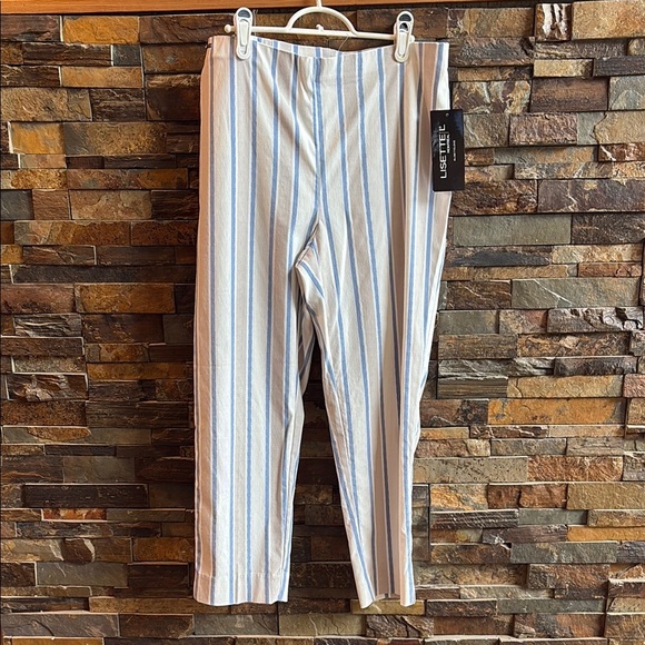 Women’s Striped Pants Crops Lisette L Montreal #lisettelove - Picture 1 of 6
